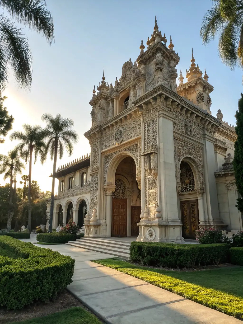 A historic site with restored architecture and visitors exploring the area, showcasing ARPA's commitment to historical site preservation.